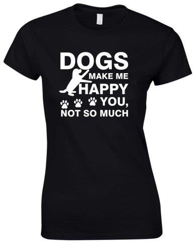 DOGS MAKE ME HAPPY PÓLÓ